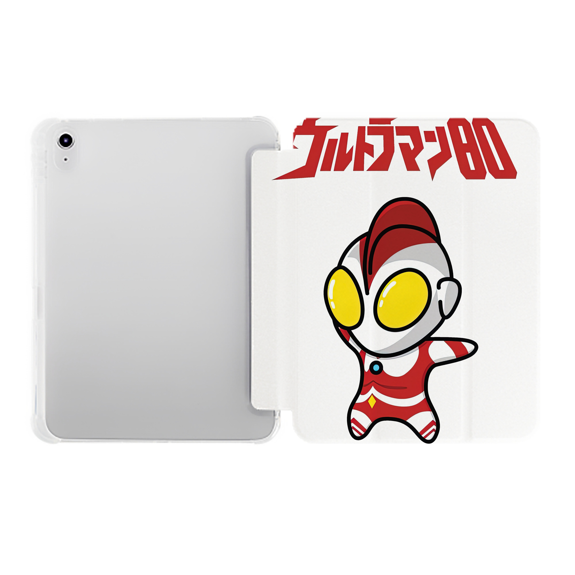 （画像用） ウルトラマン Ultraman IPad ケース ペン収納付き 三つ折りスタンド PUレザー×シリコン 対応機種9.5/10.5/10.9インチ